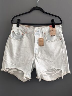 NWT Levi's 501 Shorts High Rise 100% Cotton Women's Denim